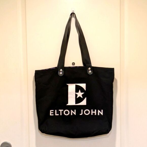 EUC Elton John Farewell Tour Reversible Tote Bag - Picture 1 of 4